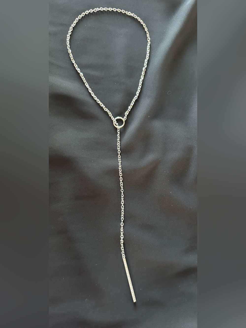 Lia Sophia - Delicate Silver Lariat Necklace - Women Jewelry